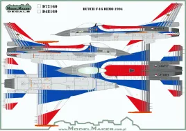 MOD72160 F-16A Block 10 Fighting Falcon Demo-Team 1994