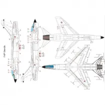 ACD72035 F-8E(FN)/P Crusader französische Marine