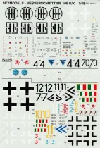 SKM48011 Bf 109 G/K im italienischen Dienst