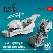 RSU480219 F-35A Lightning II Cockpit Set