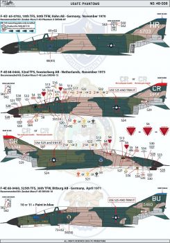 PK48008 F-4D/E Phantom II U.S. Air Forces in Europe