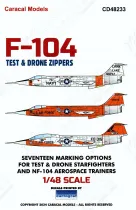 CD48233 F-104 Starfighter Testmaschinen & Drohnen