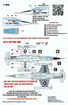 CD48233 F-104 Starfighter Testmaschinen & Drohnen