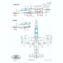 ACD72031 L-39C/ZO/ZA Albatros Stencils