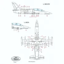 ACD72031 L-39C/ZO/ZA Albatros Stencils