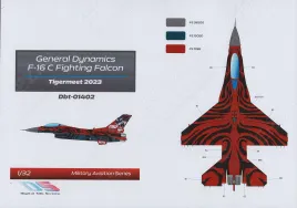 BBT32402 F-16C Block 50 Fighting Falcon NATO Tiger Meet 2023