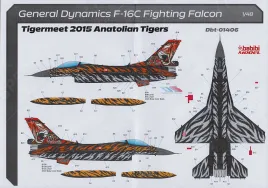 BBT48406 F-16C Block 40 Fighting Falcon NATO Tiger Meet 2015/2016/2022