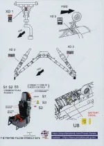 PRO322402 F-16C/D Block 52+ Adv Fighting Falcon Low Visibility Stencils