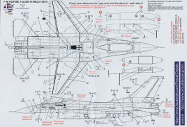 PRO482401 F-16C/D Fighting Falcon High Visibility Stencils