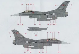 LN32-D16 F-16BM Block 20 Fighting Falcon argentinische Luftwaffe