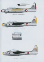 LN48-D22 F-84 Thunderjet dänische Luftwaffe mittlere Periode