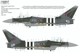 XD48252 Eurofighter Typhoon FGR.4 Moggy RAF Display Team 2024