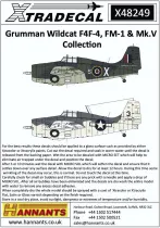 XD48249 Wildcat F4F-4, FM-1 & Mk.V Collection