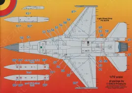 DCD7279 F-16A Block 20 MLU Fighting Falcon belgische Luftwaffe Staffeljubiläen