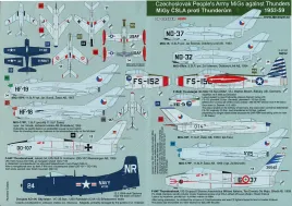 DPC48006 Tschechoslowakische MiGs gegen Thunders, 1953-1959