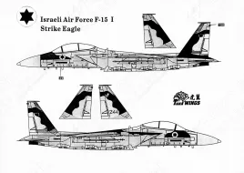 TW48108 F-15A/B/C/D Baz & F-15I Ra’am Staffelzeichen, Codes und Stencils