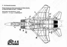 TW48108 F-15A/B/C/D Baz & F-15I Ra’am Staffelzeichen, Codes und Stencils