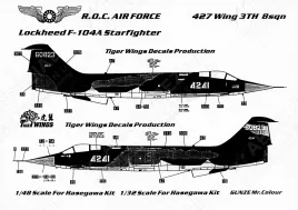 TW48402 F-/RF-/TF-104 Starfighter chinesische Luftwaffe