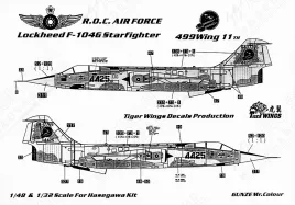 TW48402 F-/RF-/TF-104 Starfighter chinesische Luftwaffe