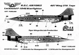 TW48402 F-/RF-/TF-104 Starfighter chinesische Luftwaffe