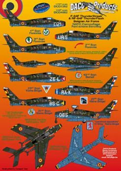 DCD4862 F-84F Thunderstreak/ RF-84F Thunderflash