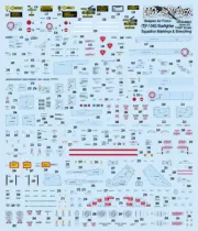 DCD7265 F-/TF-104G Starfighter Stencils in English