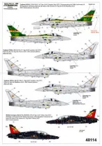 XD48114 Typhoon FGR.4 & Hawk T.2 RAF Anniversary Schemes