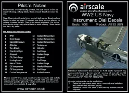 AS32USN Cockpit Instruments for USN/USMC Aircraft WW II