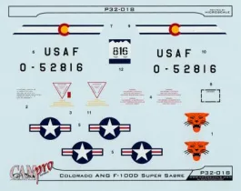 CPS3218 F-100D Super Sabre 120th TFS, Colorado ANG