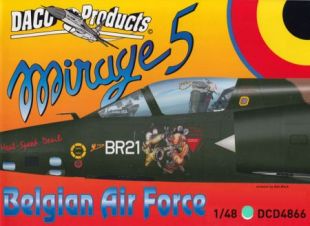 DCD4866 Mirage 5BA/BD/BR belgische Luftwaffe