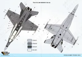 DXM32017 F/A-18D Hornet VX-9 Vampires