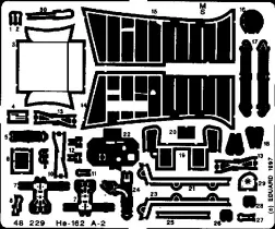 ED48229 He 162 A-2 Detail Set