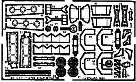 ED48273 P-47D Thunderbolt Razorback Detail Set