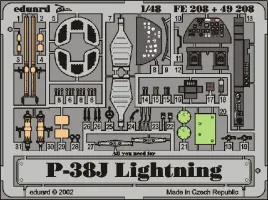 ED49208 P-38J Lightning Detail Set