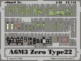 ED49218 A6M3 Zero Type 22 Detail Set